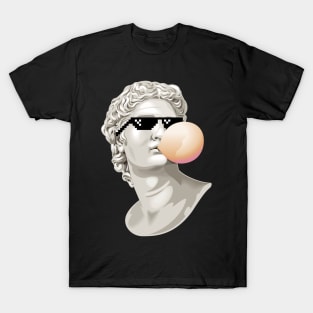 Antique Bust with Bubble Gum T-Shirt